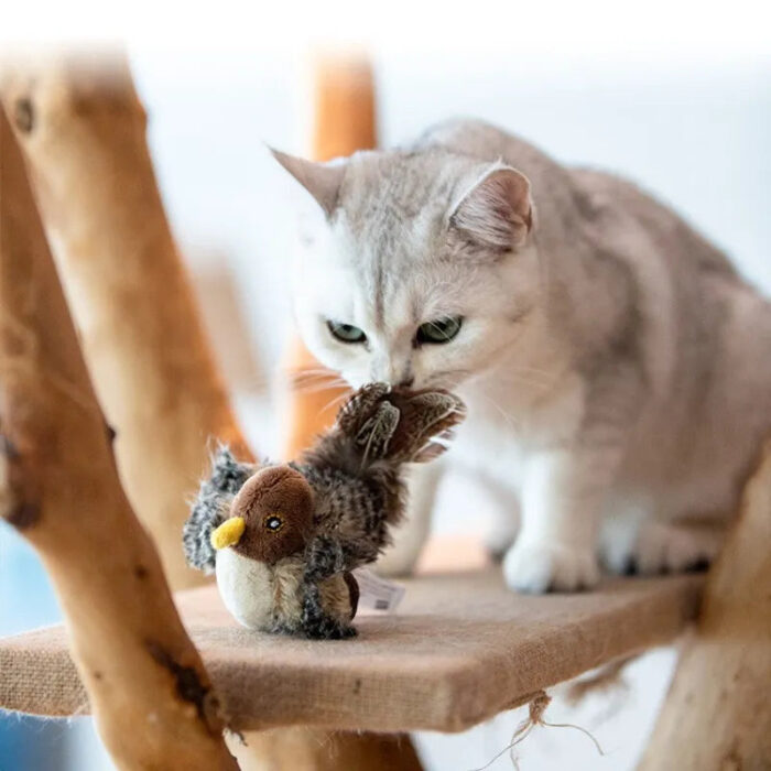 Brinquedo de Pelúcia com Simulador de Sons Reais-Miau Auau Pets