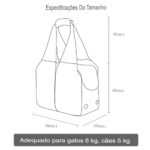 Bolsa para Transportar Animais de Estimação Pequenos-Miau Auau Pets