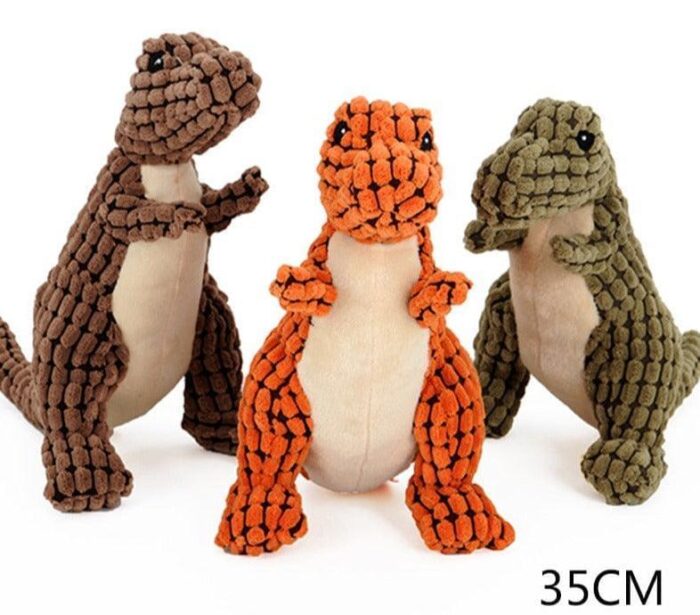 Brinquedo de Pelúcia Dinossauro para Cães-Miau Auau Pets