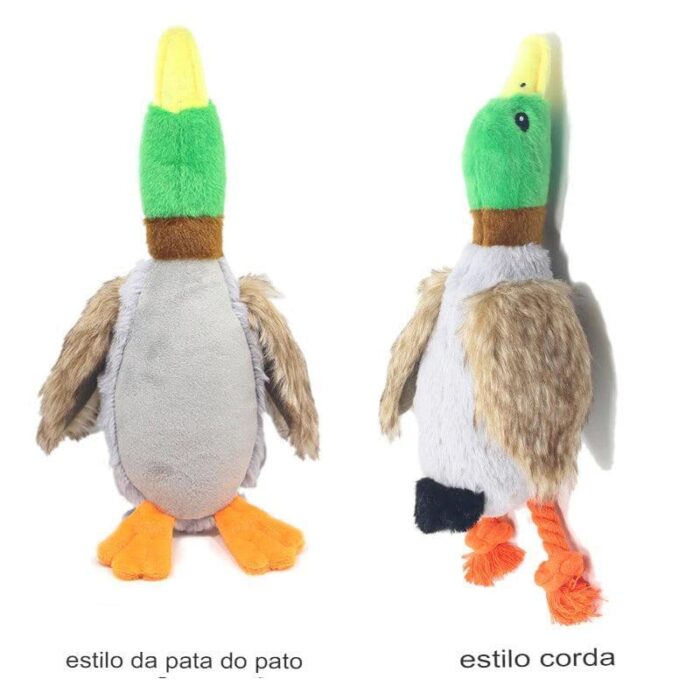 Brinquedo de Pelúcia Pato com Apito-Miau Auau Pets