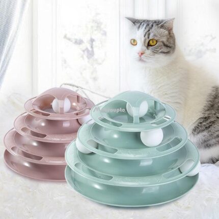 Brinquedo para Gatos Torre de Bolinhas-Miau Auau Pets