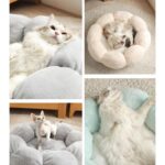 Cama para Cães e Gatos Estilo Flor-Miau Auau Pets