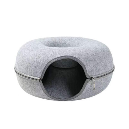 Cama para Gatos com Túnel Interativo-Miau Auau Pets