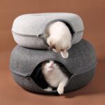 Cama para Gatos com Túnel Interativo-Miau Auau Pets