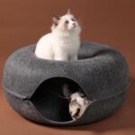 Cama para Gatos com Túnel Interativo-Miau Auau Pets