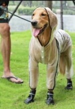 Capa de Chuva para Cães Refletiva com Capuz-Miau Auau Pets