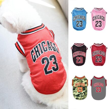 Roupa Pet Malha Respirável Chicago 23-Miau Auau Pets